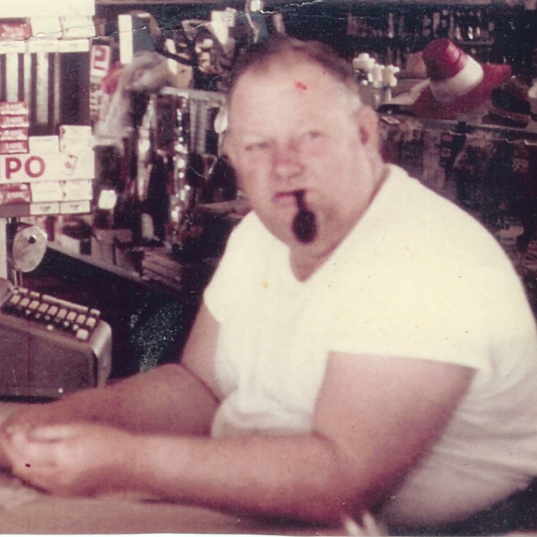 John Sr. at the register